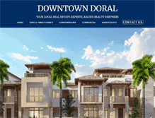 Tablet Screenshot of downtowndoralfl.com